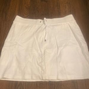 White Skort